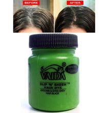Vaida Turns Grey Hair Black - Slip 'N' Sheen Hair Dye Pomade